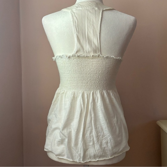 Free People Vintage Mixed Fabric Racerback Tank - Picture 2 of 6